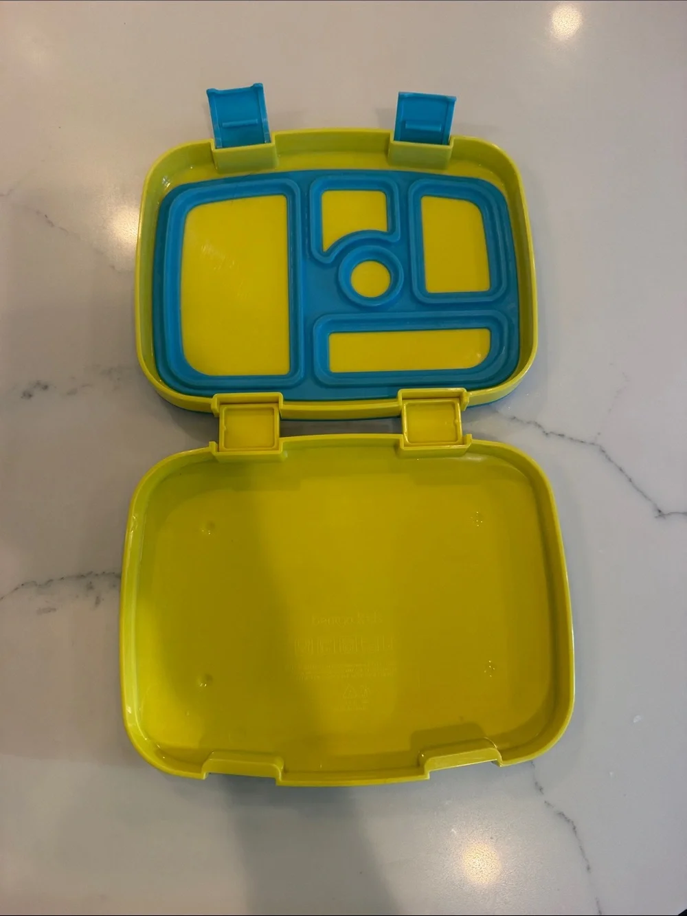 Bentgo Kids Lunchbox - Yellow with Blue Trim